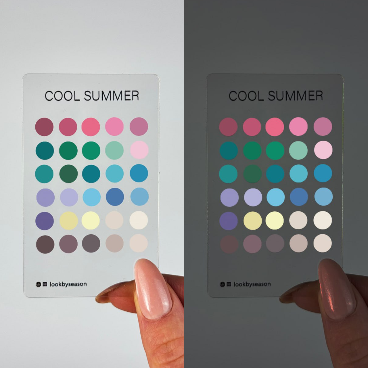Color Season Swatch Card