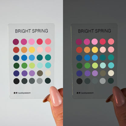 Color Season Swatch Card