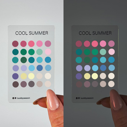 Color Season Swatch Card