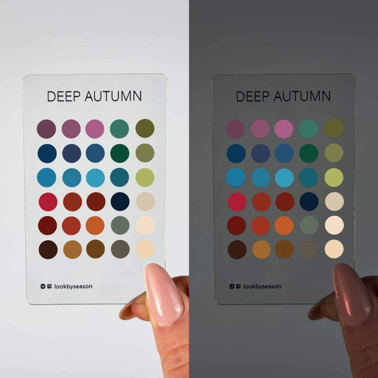 Color Season Swatch Card