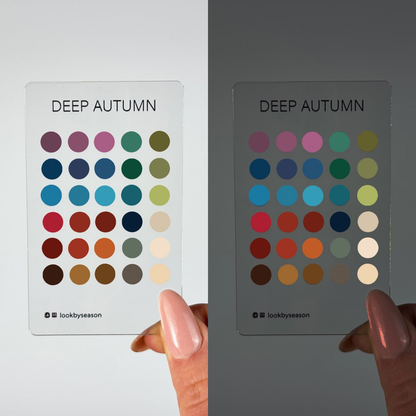 Color Season Swatch Card