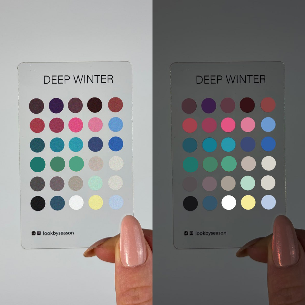 Color Season Swatch Card