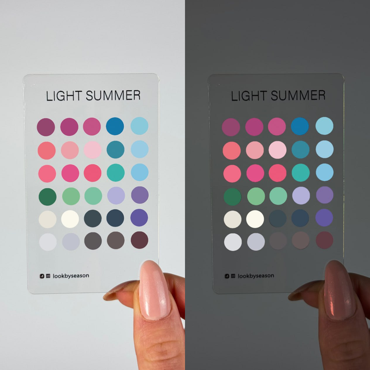 Color Season Swatch Card