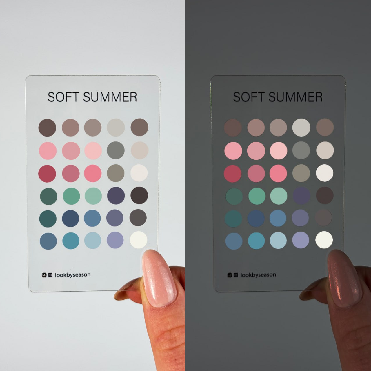 Color Season Swatch Card