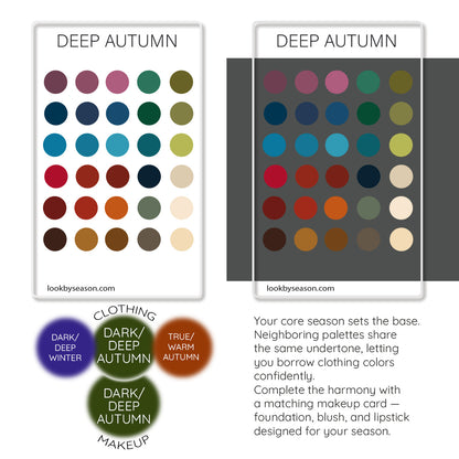 Color DNA Card - Your Cheat Sheet To Instant Glow