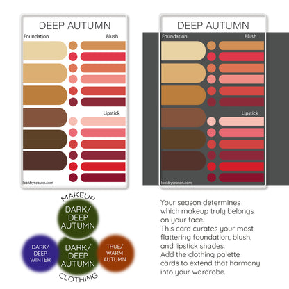 Color DNA Card - Your Cheat Sheet To Instant Glow